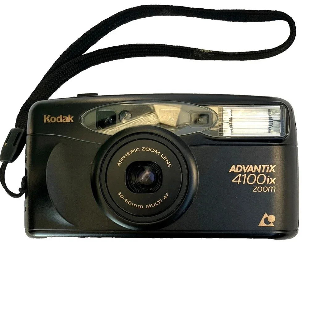 Kodak Advantix 4100ix Zoom Film Camera with Case Vintage 30-60 Lens Point Shoot